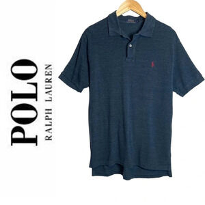Polo Ralph Lauren | Polo Short Sleeve Golf Heathered Navy Red Logo
